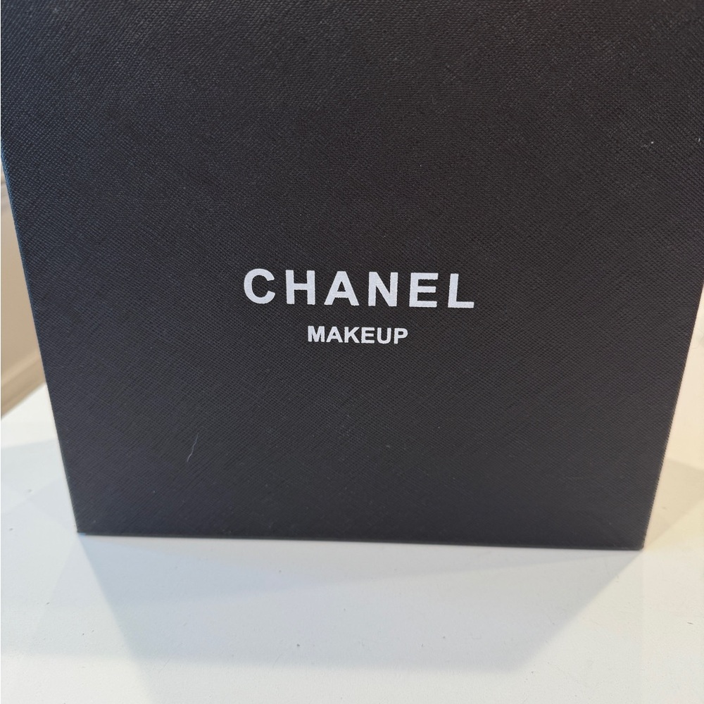 Chanel Black Makeup Beauty Bag